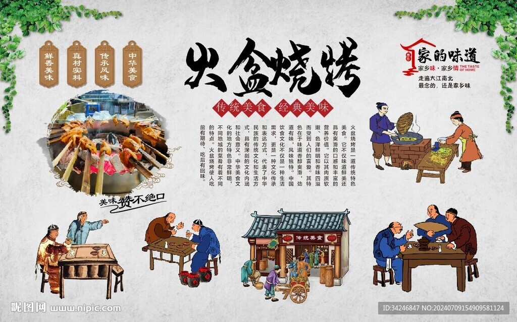 火盆烧烤 