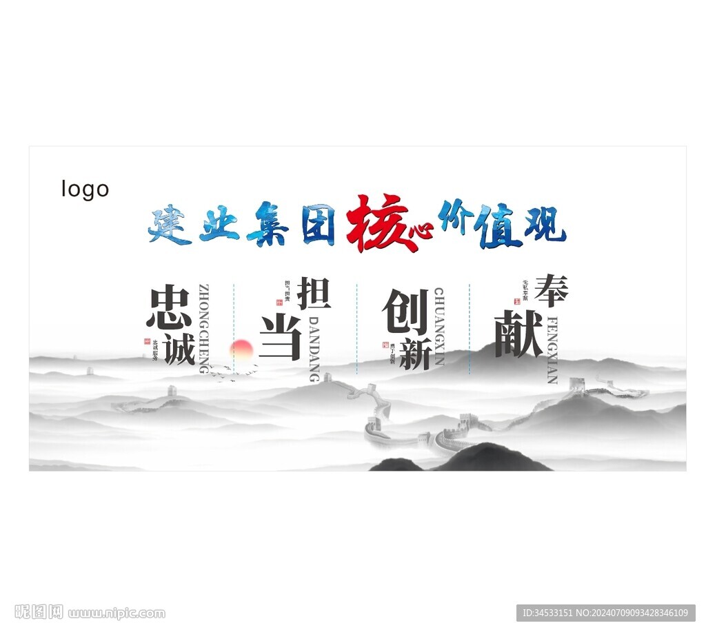 会议室展板