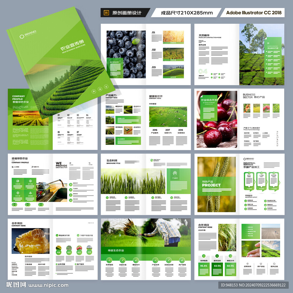 绿色农业画册