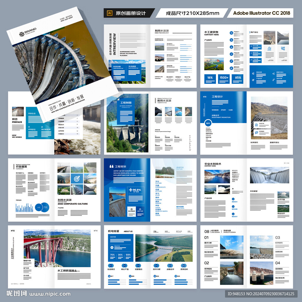 大坝宣传册 