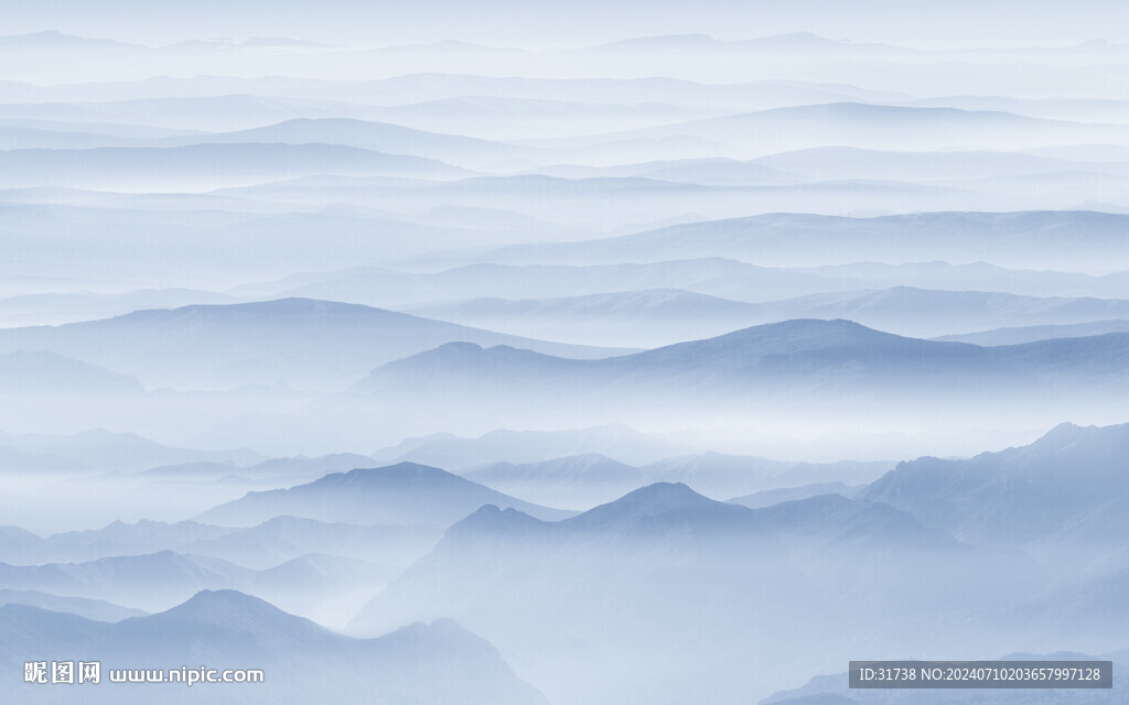 山水水墨画