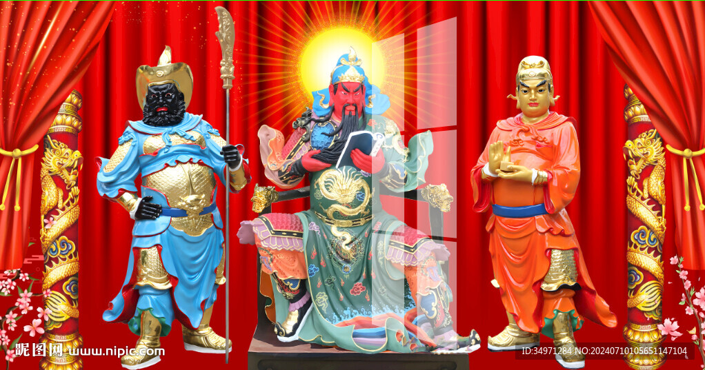 关公神像 