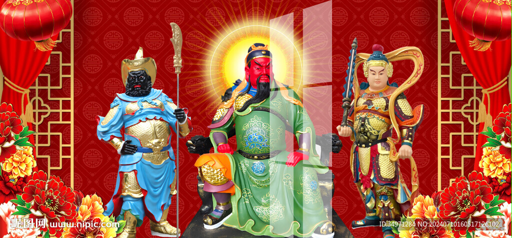 关公神像 