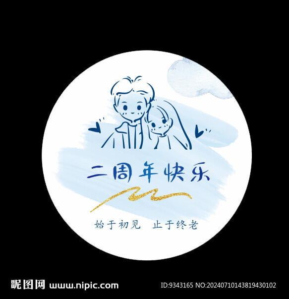 结婚纪念日背景板
