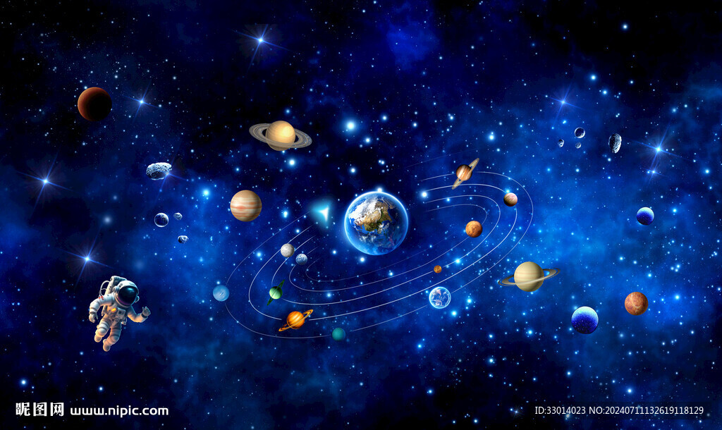 梦幻星空摄影图