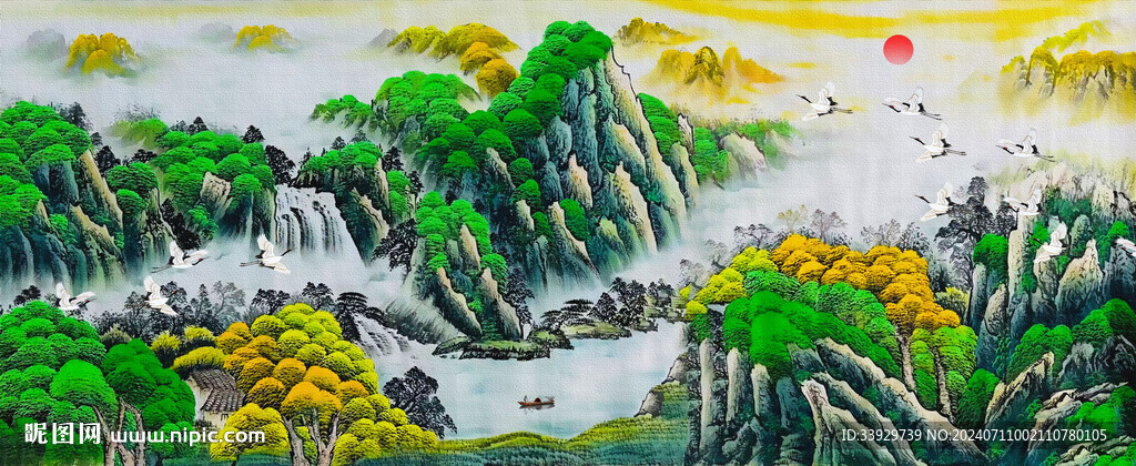 山水风景画