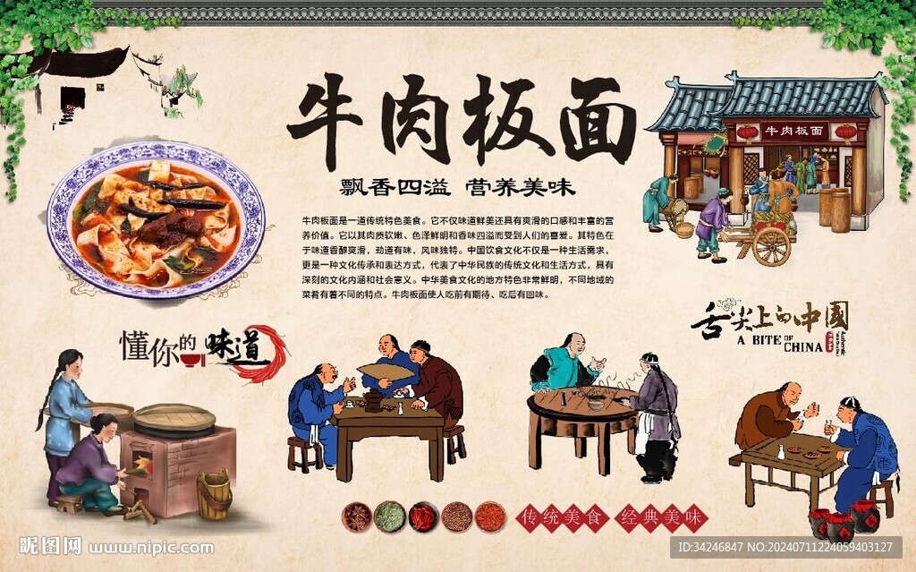 牛肉板面 