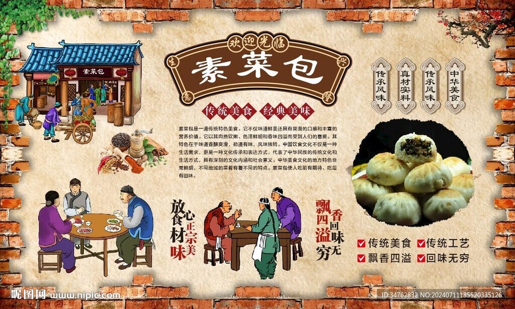 素菜包