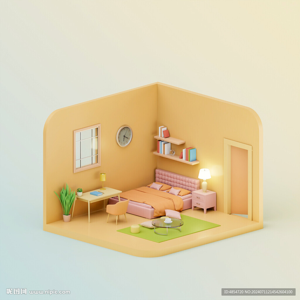 3D房间作品
