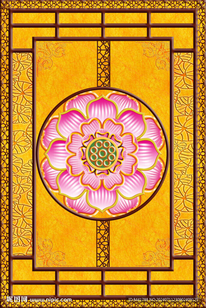 中式吊顶花纹