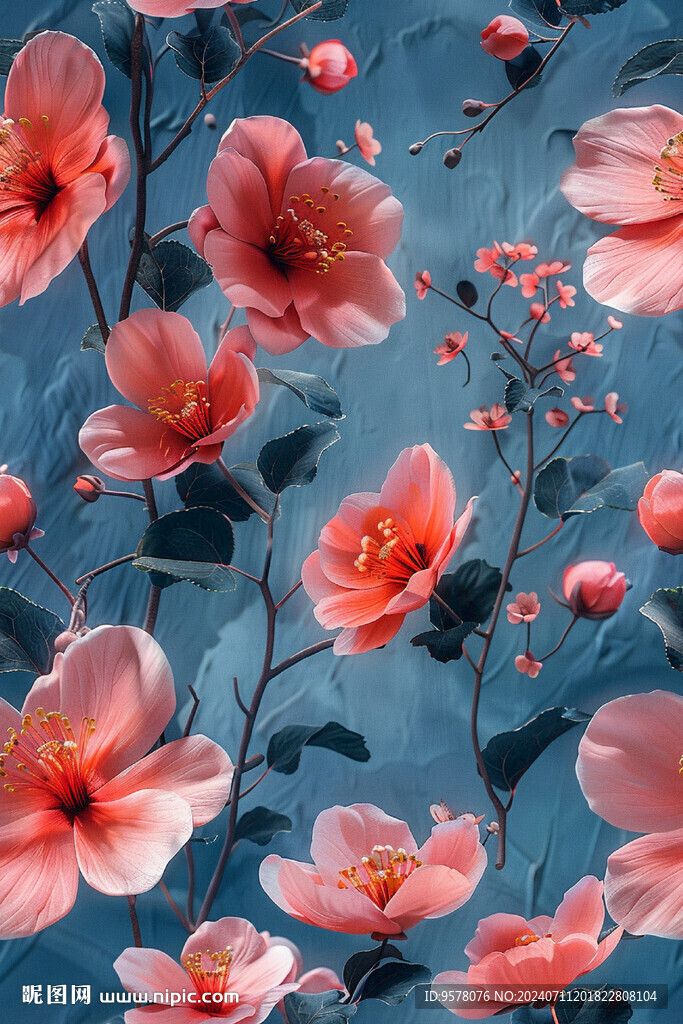 手绘花