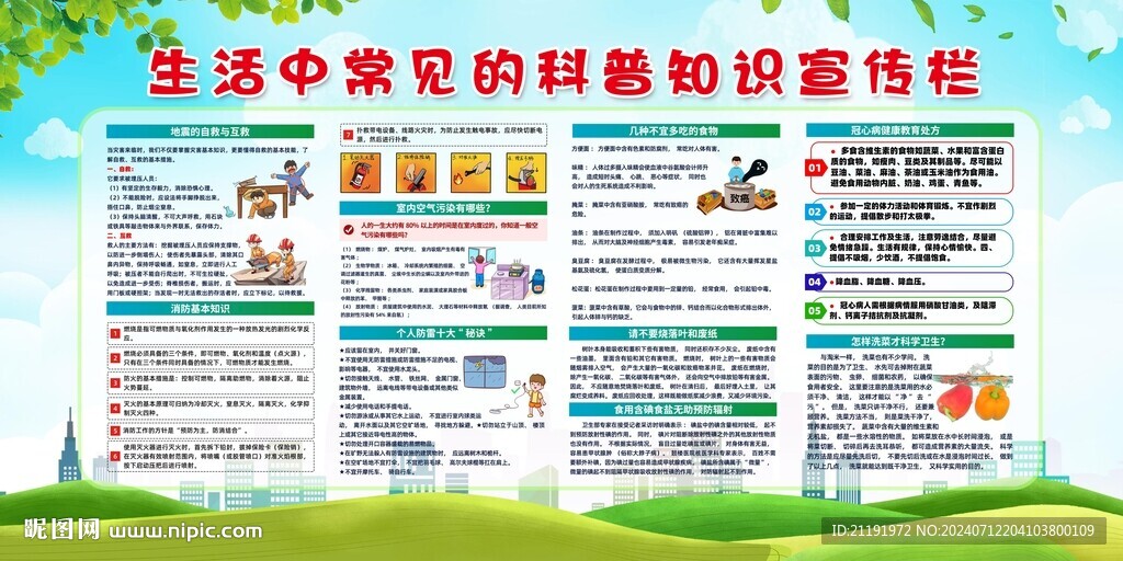 科普知识宣传栏