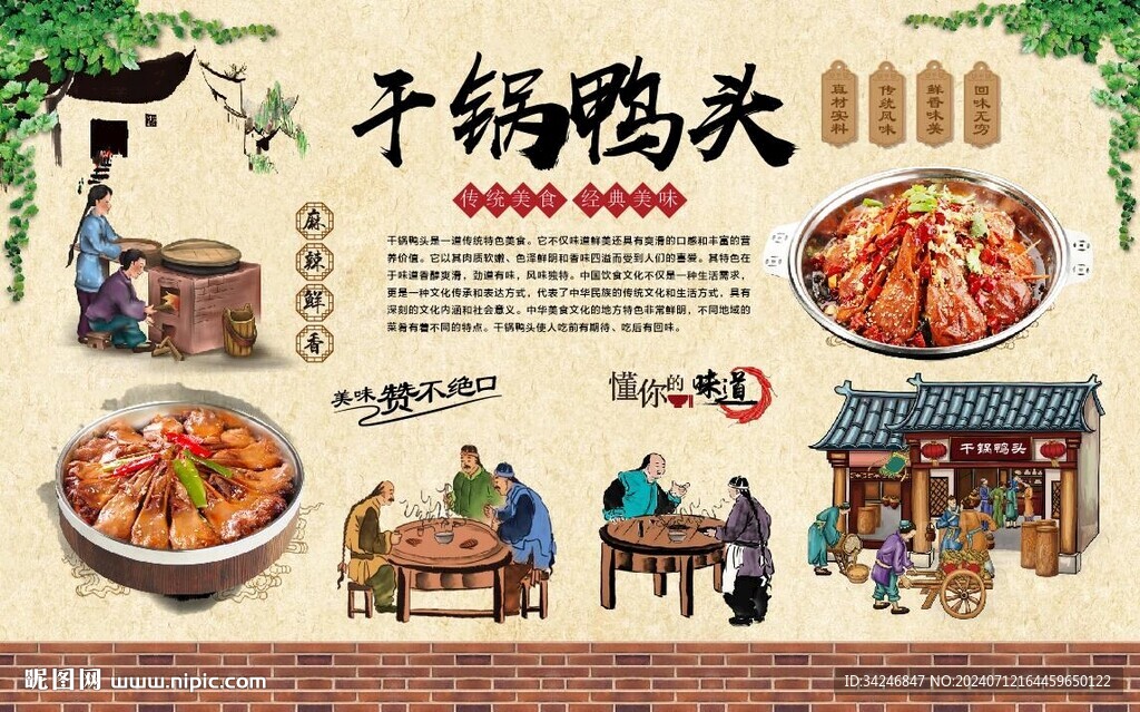干锅鸭头