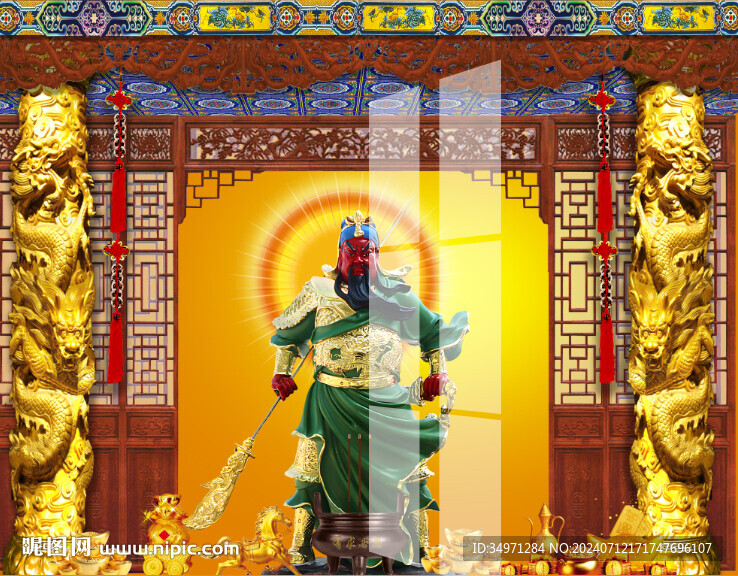 关公神像 