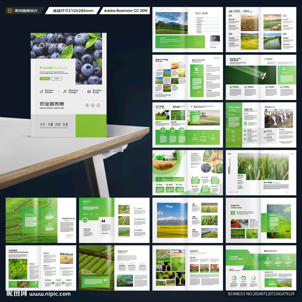 绿色农业画册