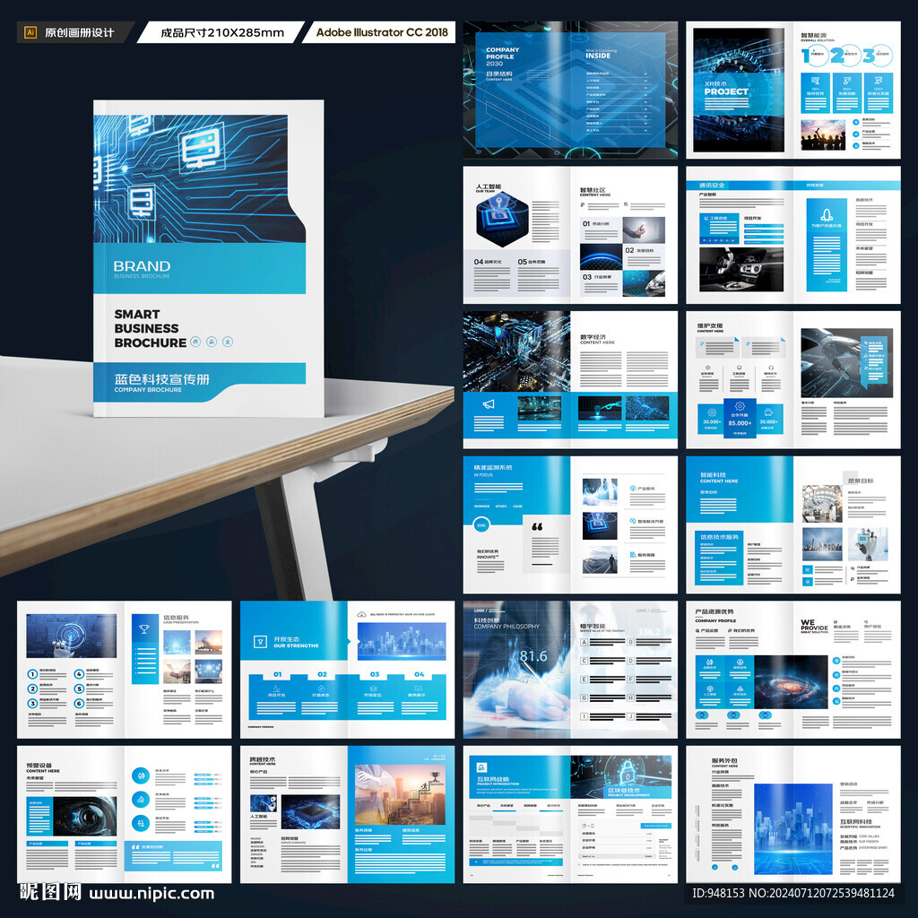 科技企业画册
