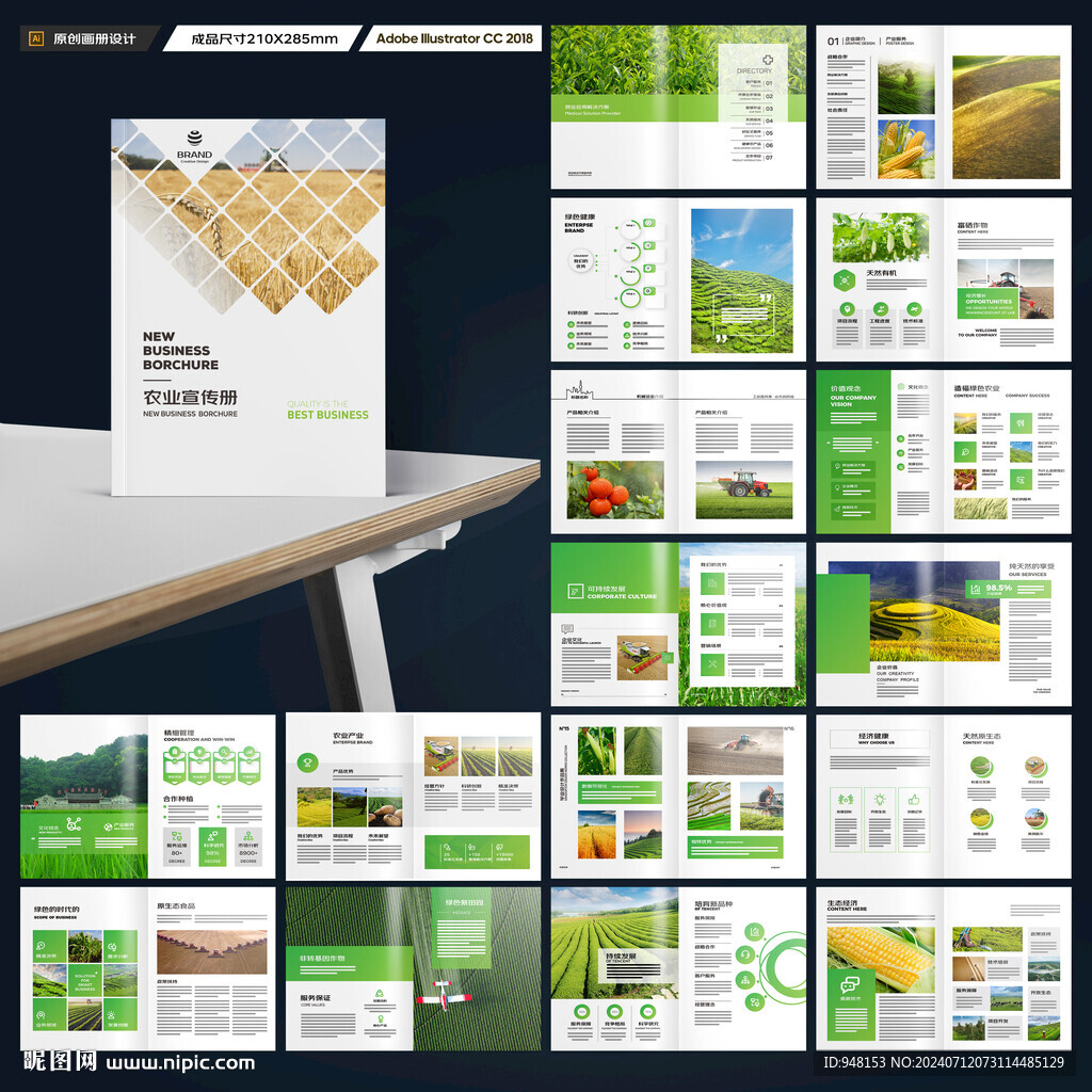 农业合作社画册