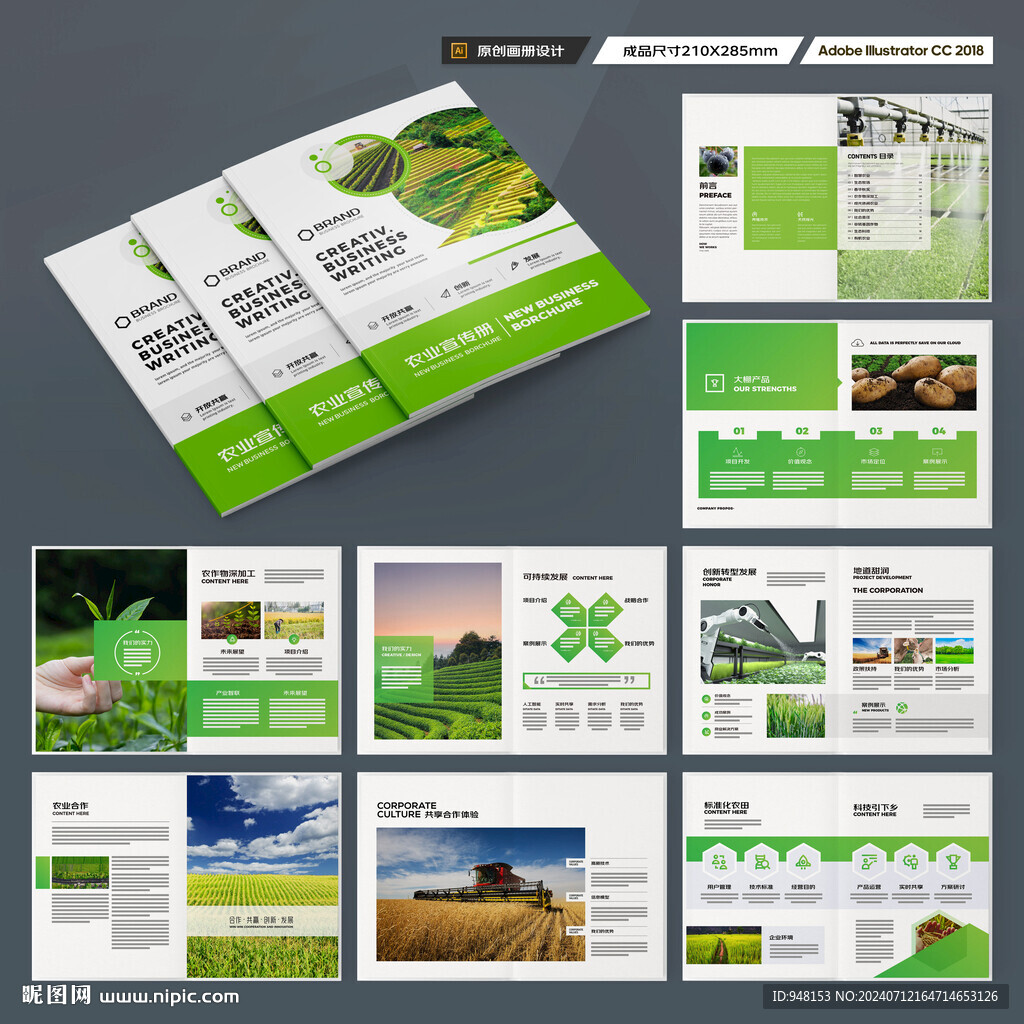 农业合作社画册