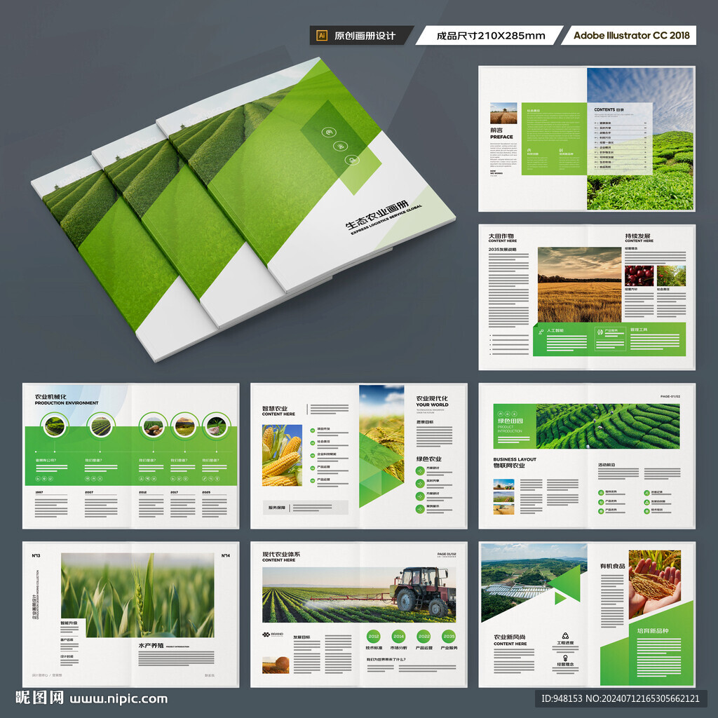 农产品宣传册