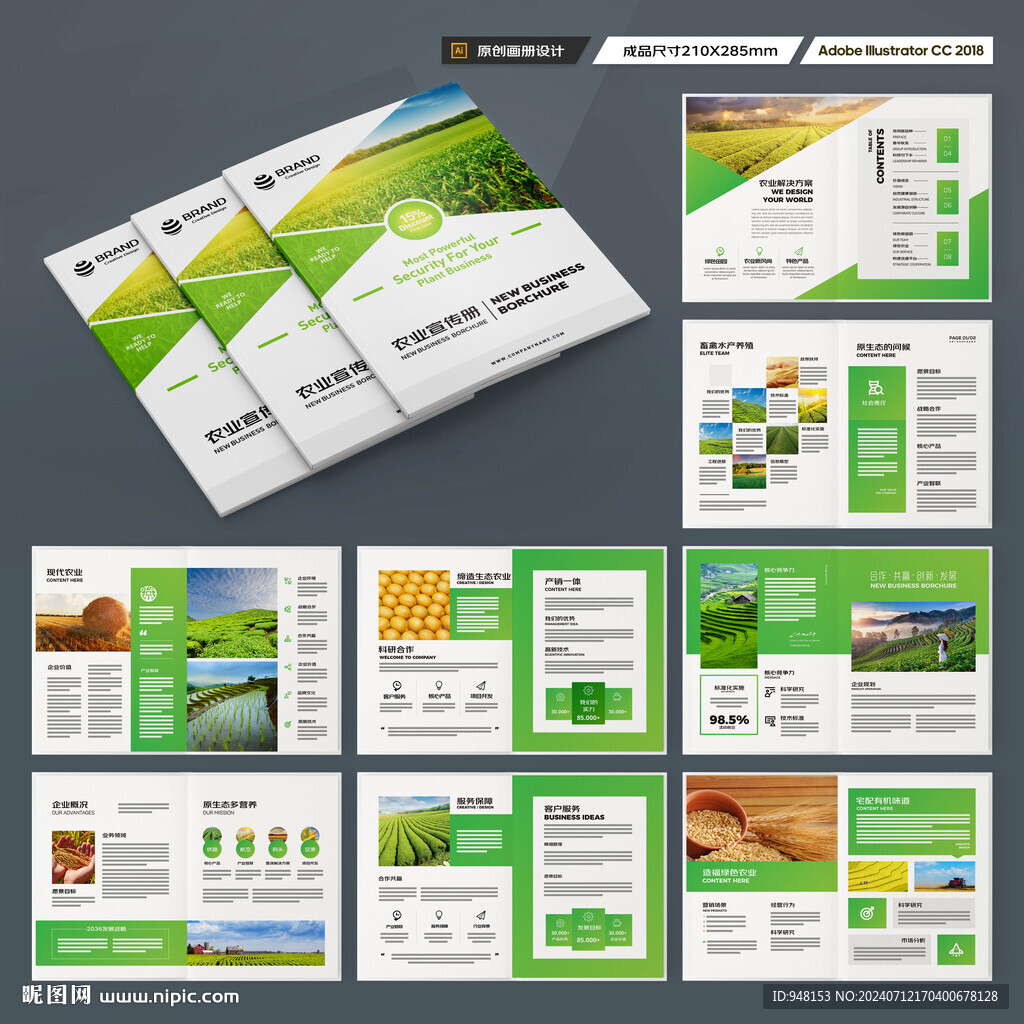 农业合作社画册
