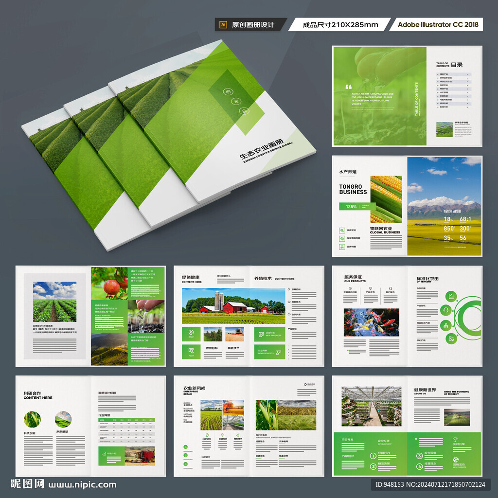 农产品画册