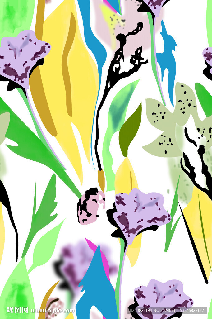 扎染花