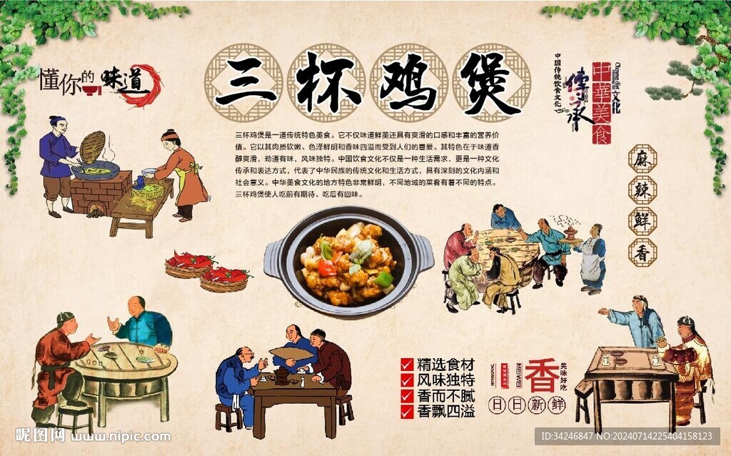 三杯鸡煲 