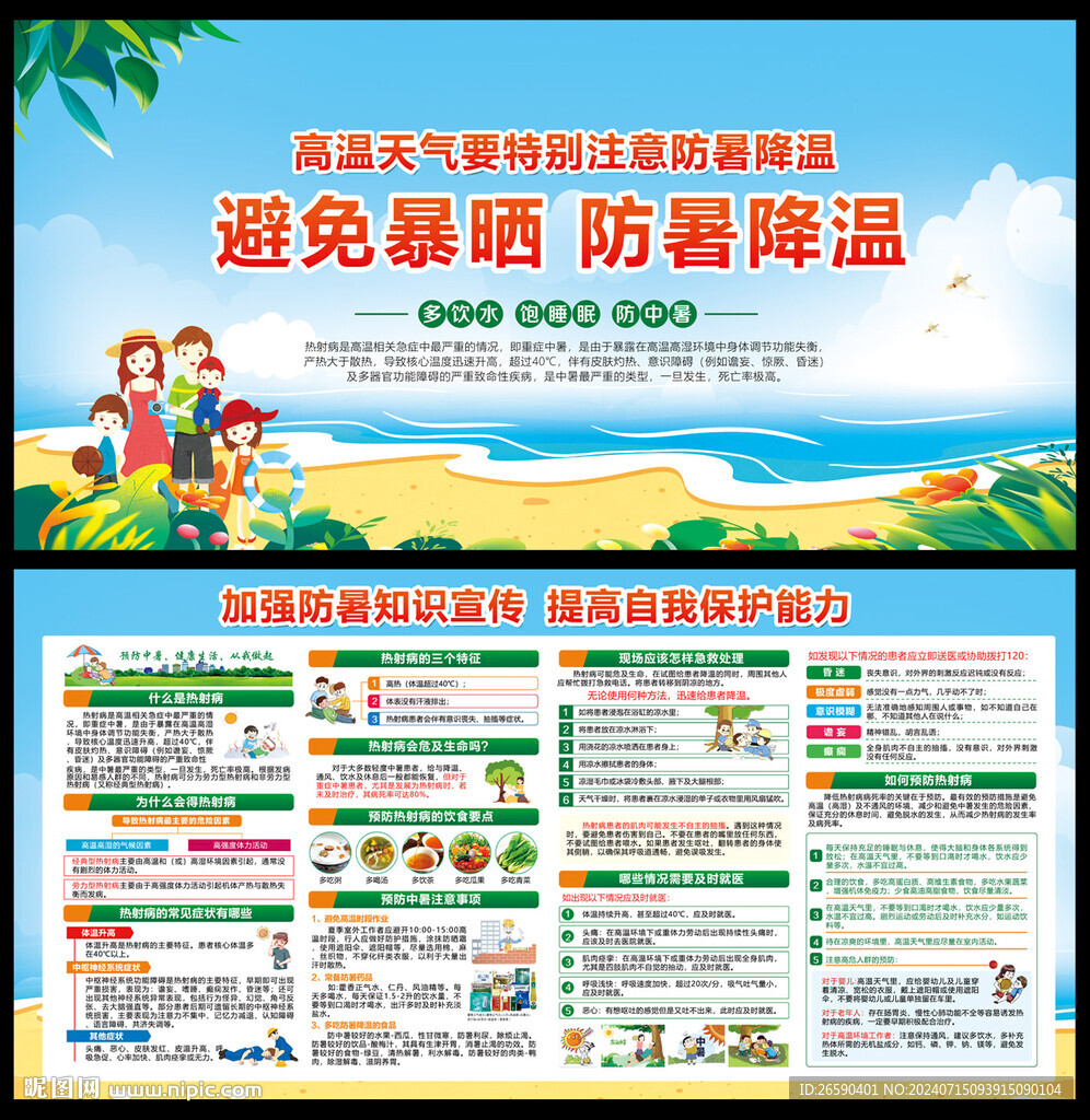预防热射病宣传栏