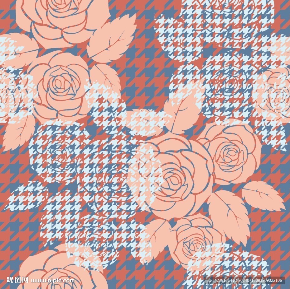 几何花
