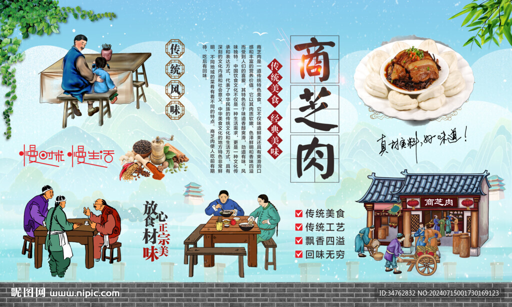 商芝肉 