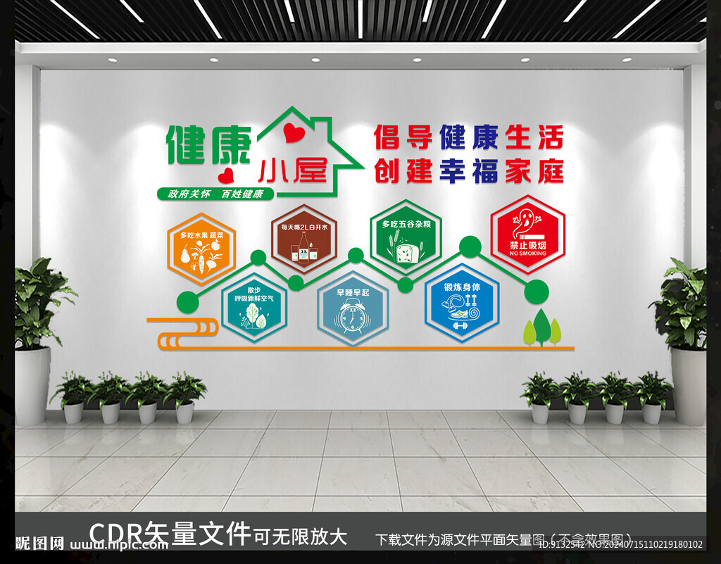 健康小屋文化墙