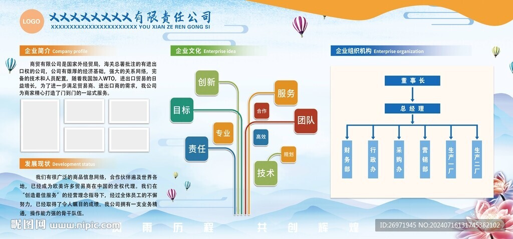 企业展板