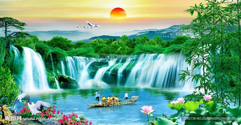 山水风景画