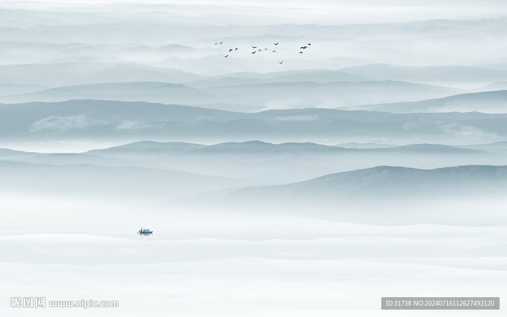 新中式山水画