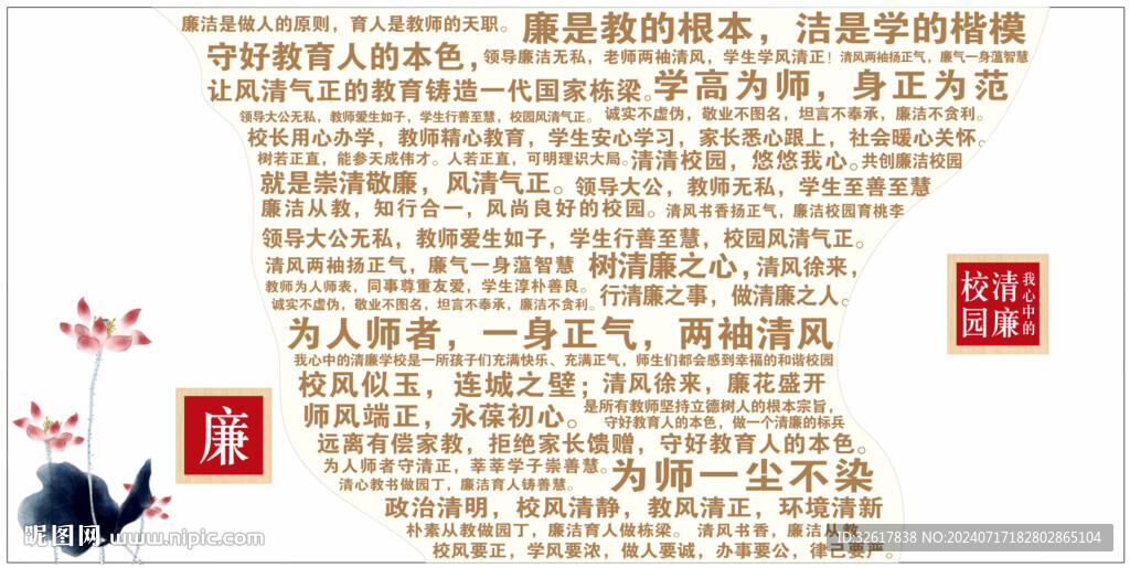 廉洁文化墙