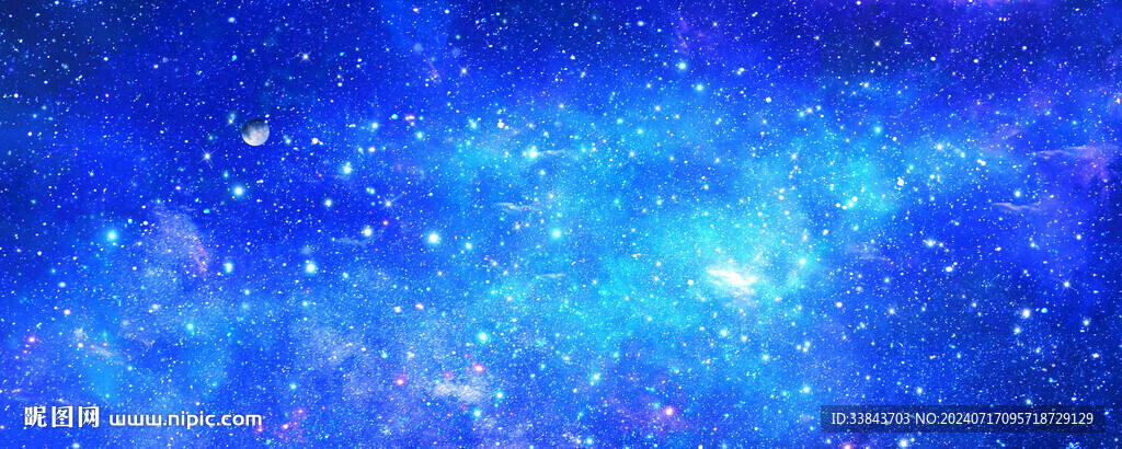 巨幅星空背景