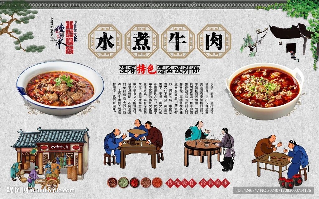 水煮牛肉