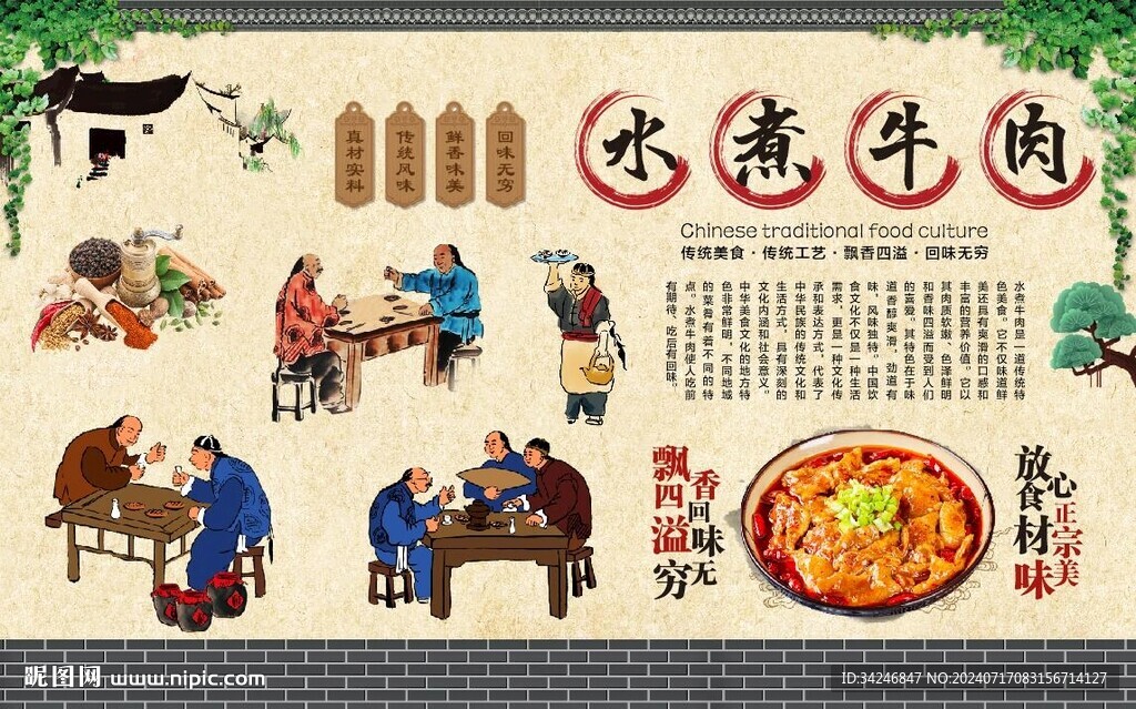 水煮牛肉 