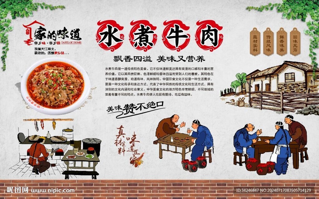 水煮牛肉 
