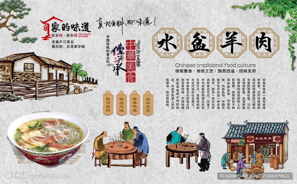 水盆羊肉 