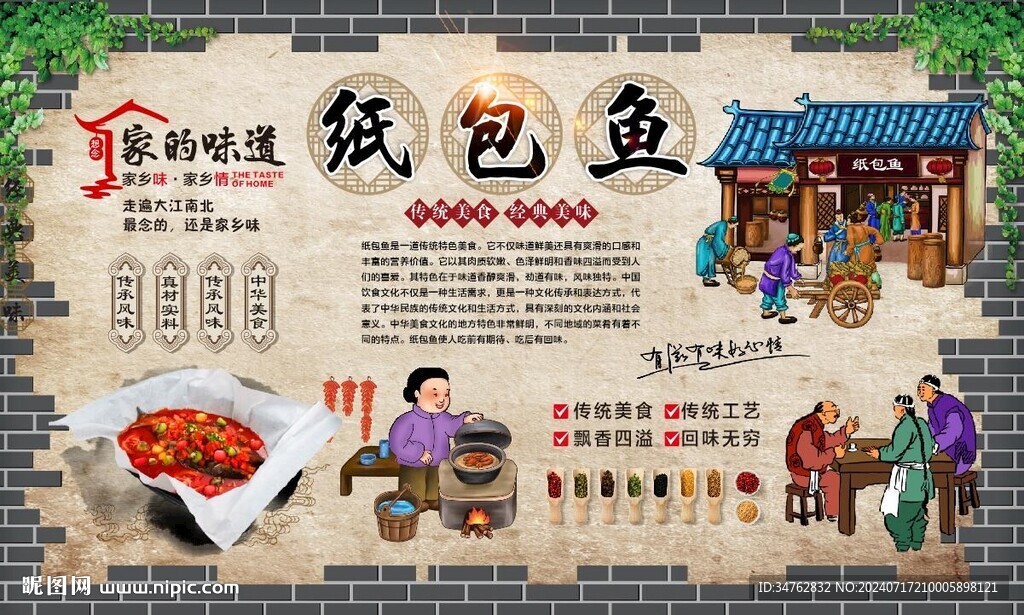 纸包鱼 
