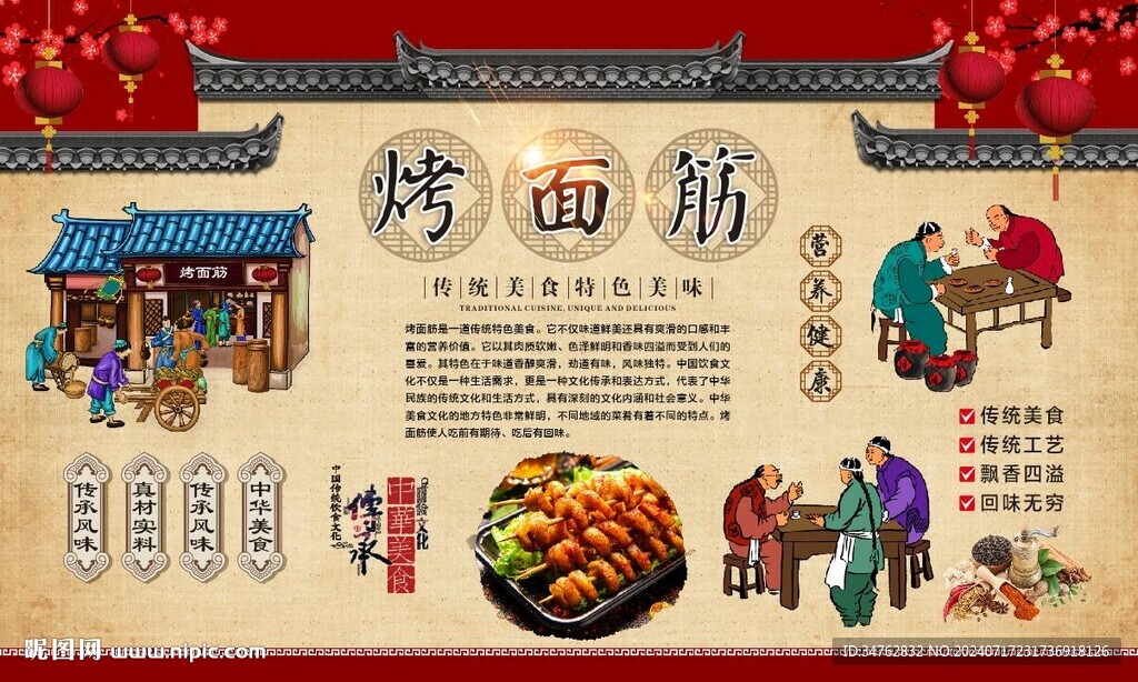烤面筋