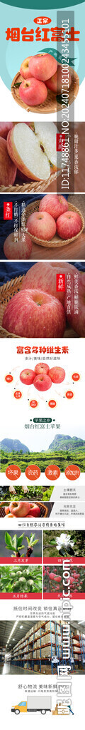 烟台红富士苹果详情页