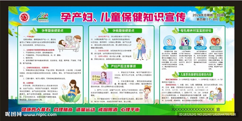 孕产妇儿童保健知识宣传
