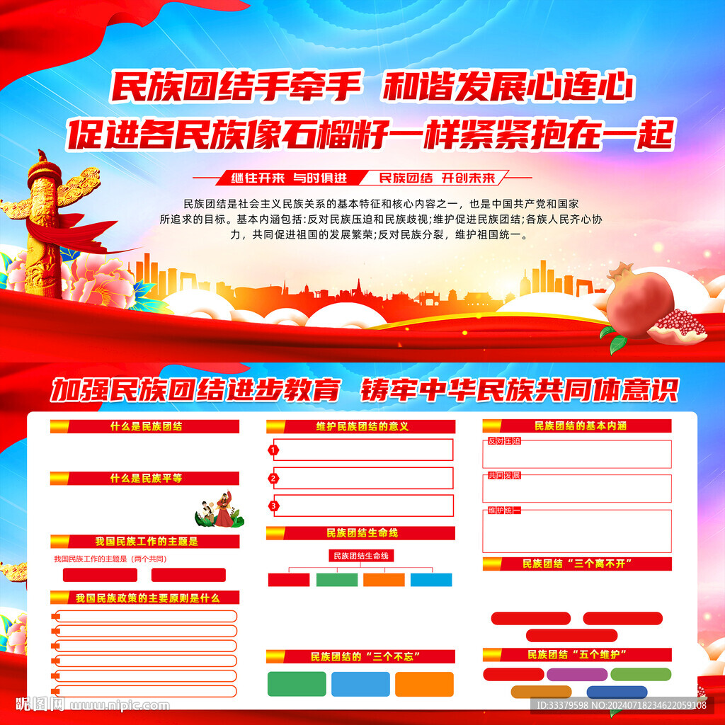 2024民族团结宣传栏