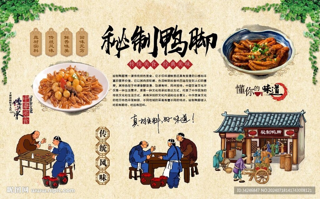 秘制鸭脚 