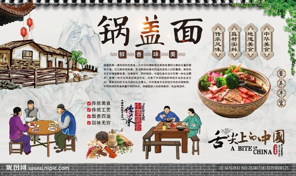 锅盖面