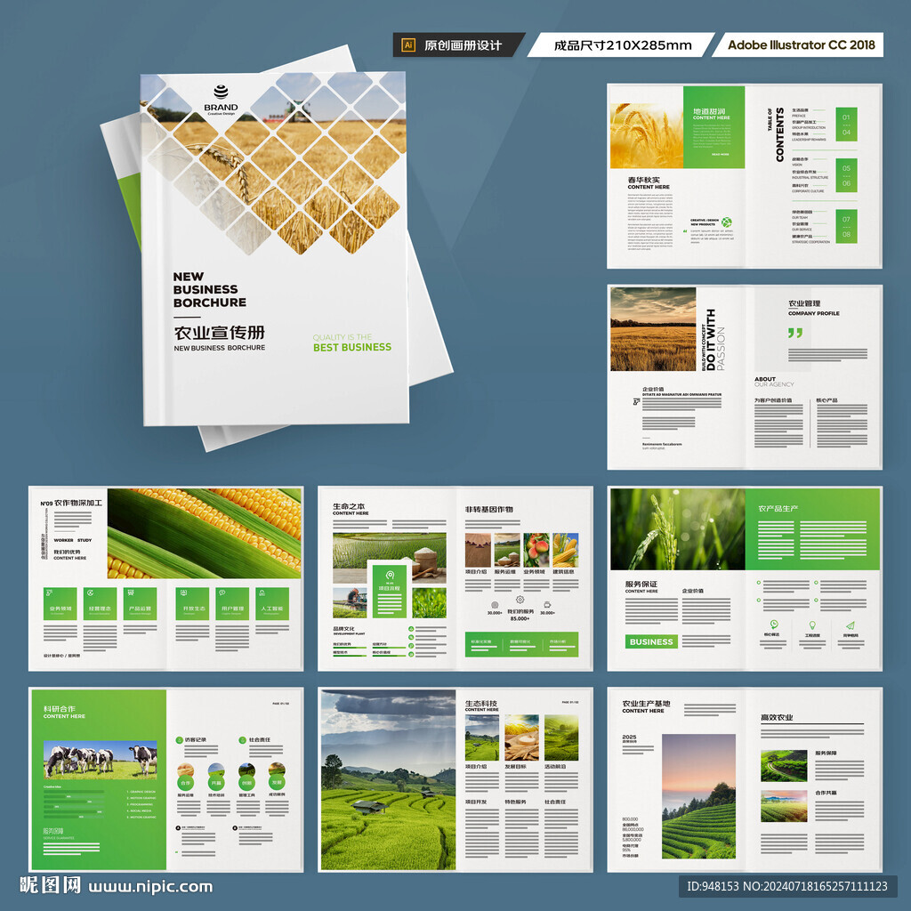 绿色农业画册
