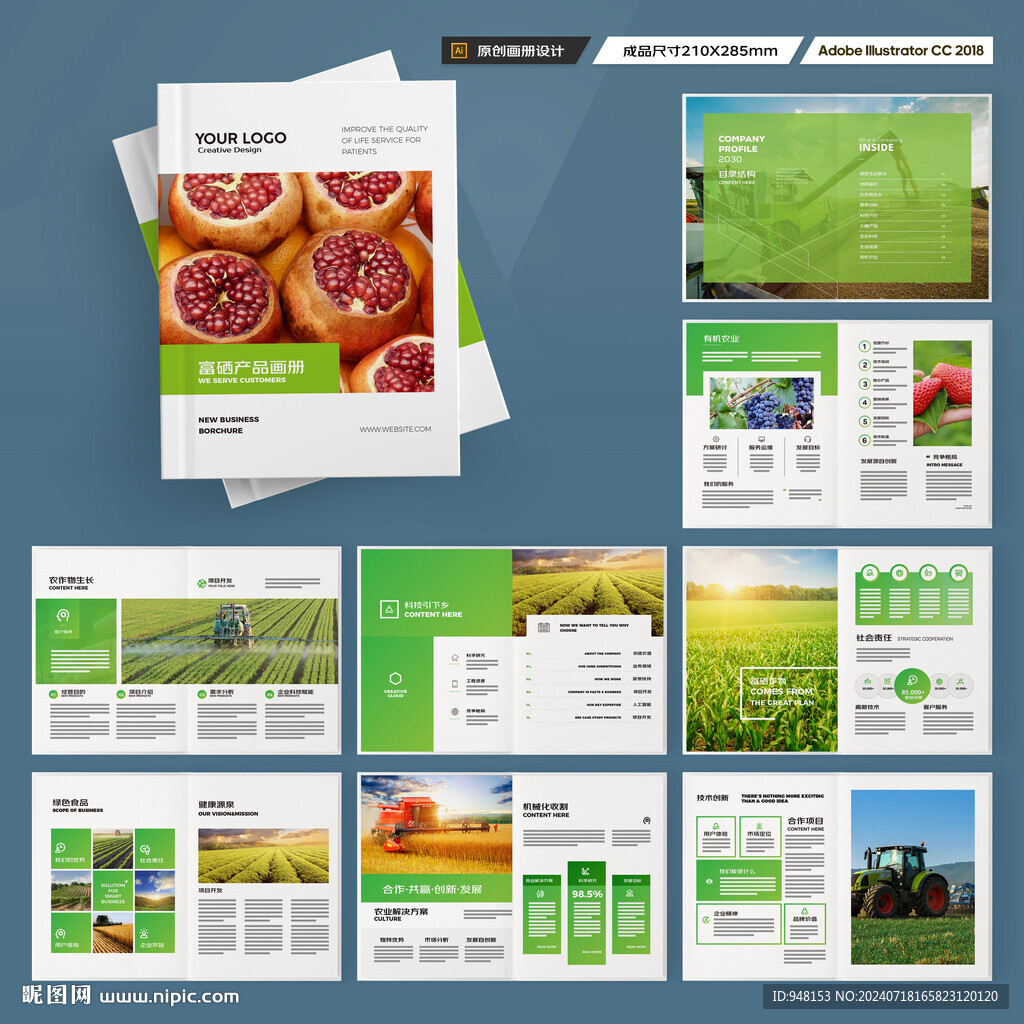 农业合作社画册