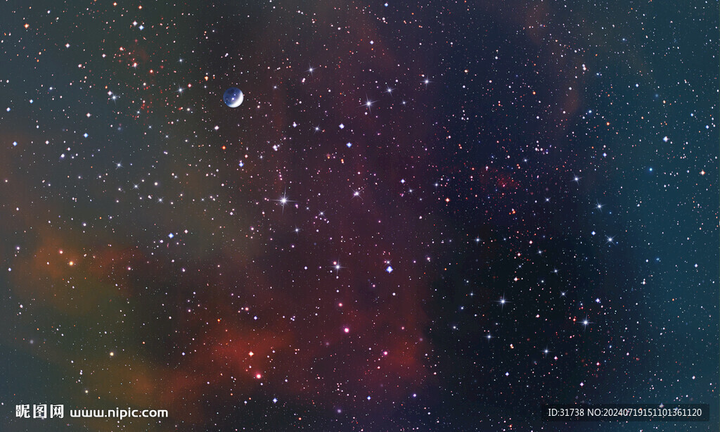 星空天顶画背景图
